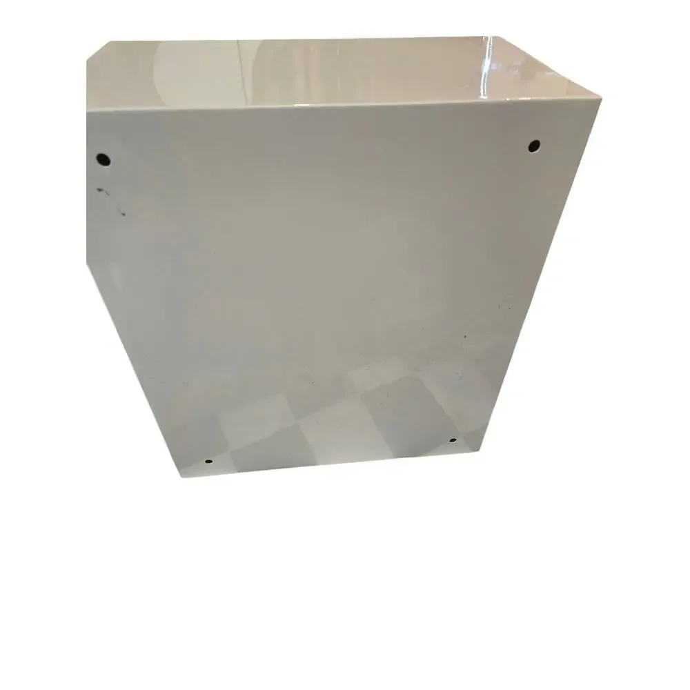 Wall Mounted Steel AED Storage Cabinet White Defibrillator Box Case - No Key